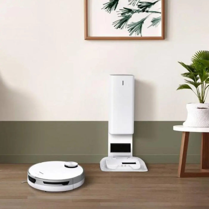 Samsung Jet Bot™+ VR30T85513W/EU Robot aspirateur Puissance d'aspiration maximale de 60 W avec station de nettoyage intégrée à vide automatique Blanc