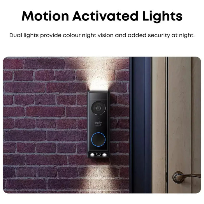 EUFY E340 2K Dual Video Doorbell with Chime