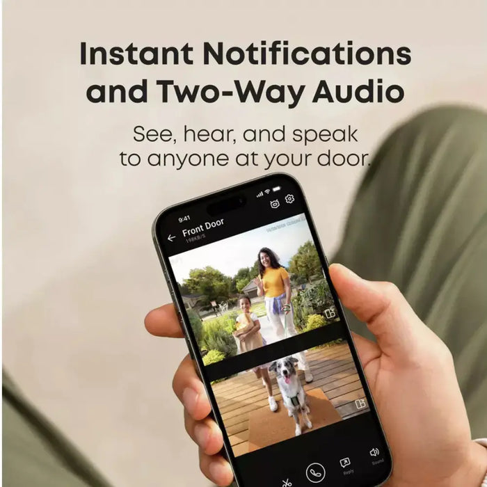 EUFY E340 2K Dual Video Doorbell with Chime