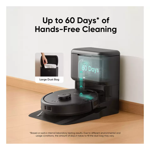 EUFY L60 Hybrid Robot Vacuum & Mop with Self-Empty Station T2278V11 Eufy