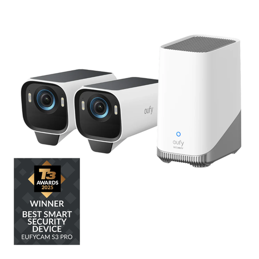 EUFYCAM S3 PRO 2-CAM KIT WITH HOMEBASE 4K Eufy