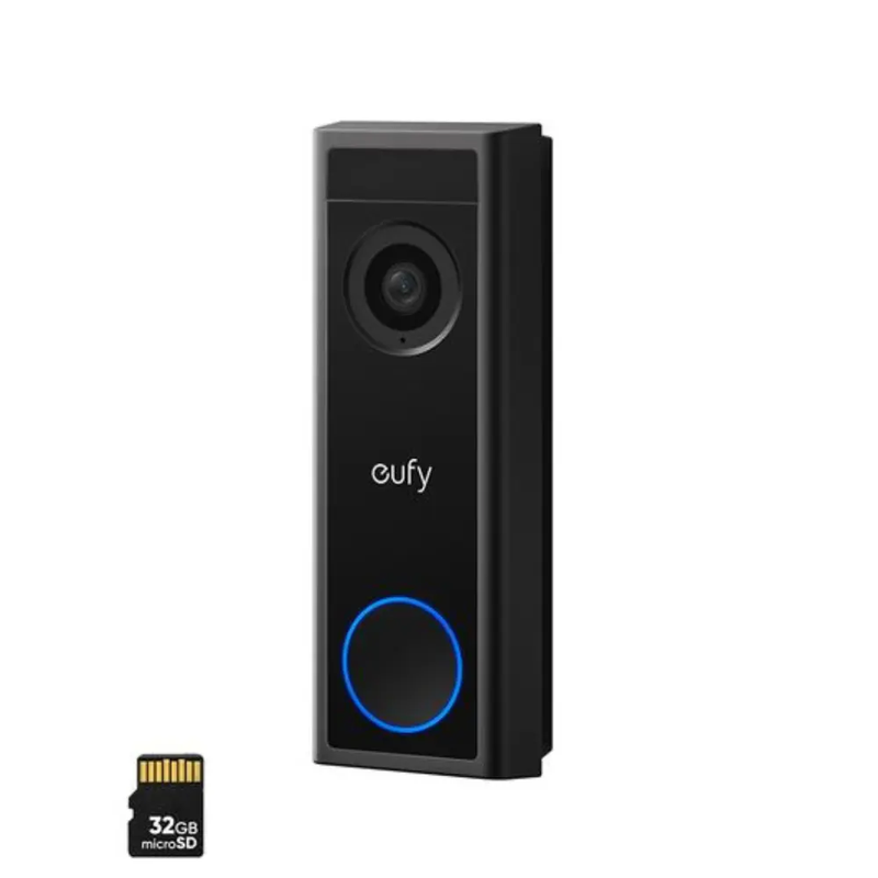 Eufy Video Doorbell C31 Smart Doorbell 2K - Black