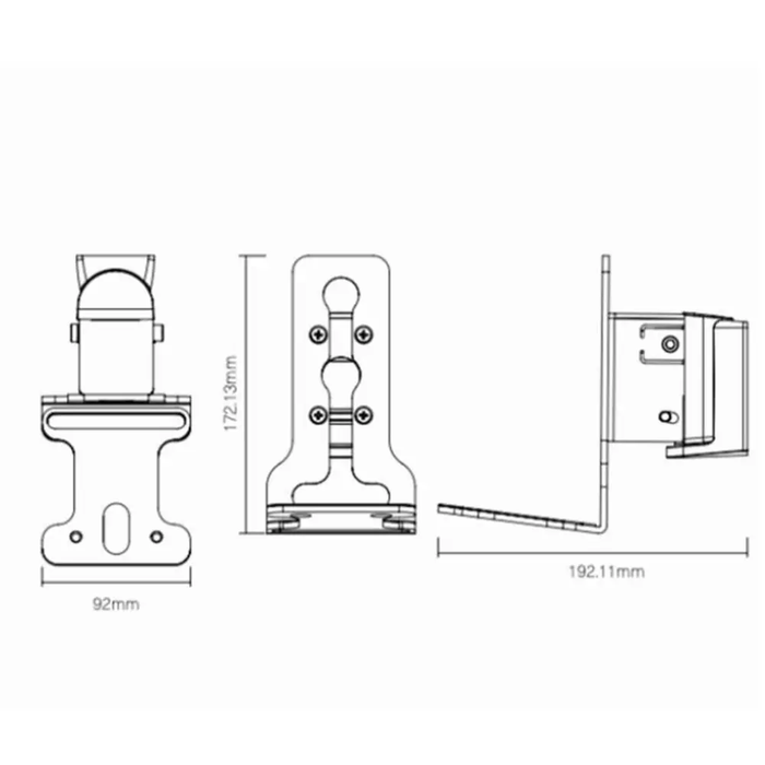 Flexson Single Wall Mount for Sonos Era 300 – Black