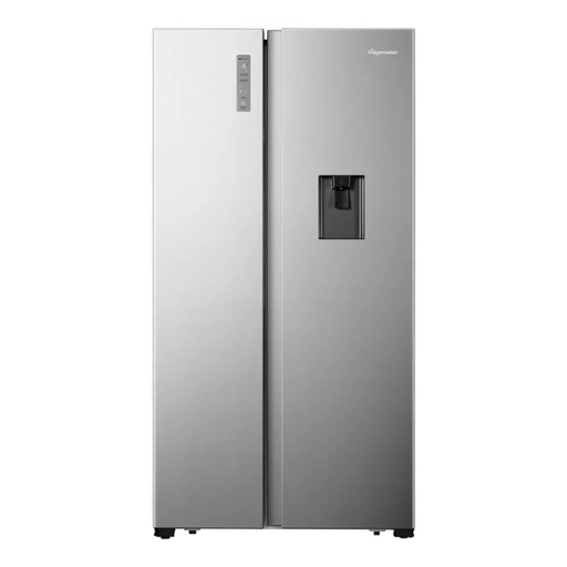 Fridgemaster MS91520DES American Fridge Freezer - Silver Fridgemaster