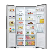 Fridgemaster MS91520DES American Fridge Freezer - Silver Fridgemaster