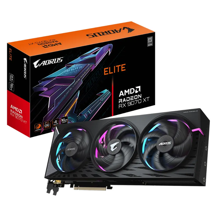 GIGABYTE AORUS RADEON RX 9070 XT ELITE 16G