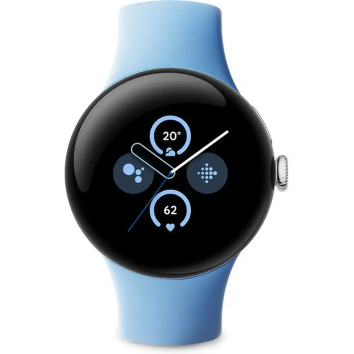 GOOGLE Pixel Watch 2 WiFi with Google Assistant - Silver, Bay Strap