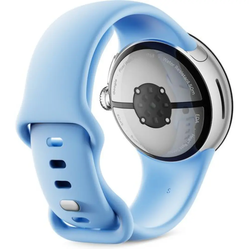 GOOGLE Pixel Watch 2 WiFi with Google Assistant - Silver, Bay Strap