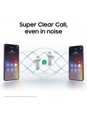 Galaxy Buds4 True Wireless Earbuds with Galaxy AI & Active Noise Cancellation - White - SM-R540NZWAEUB Samsung
