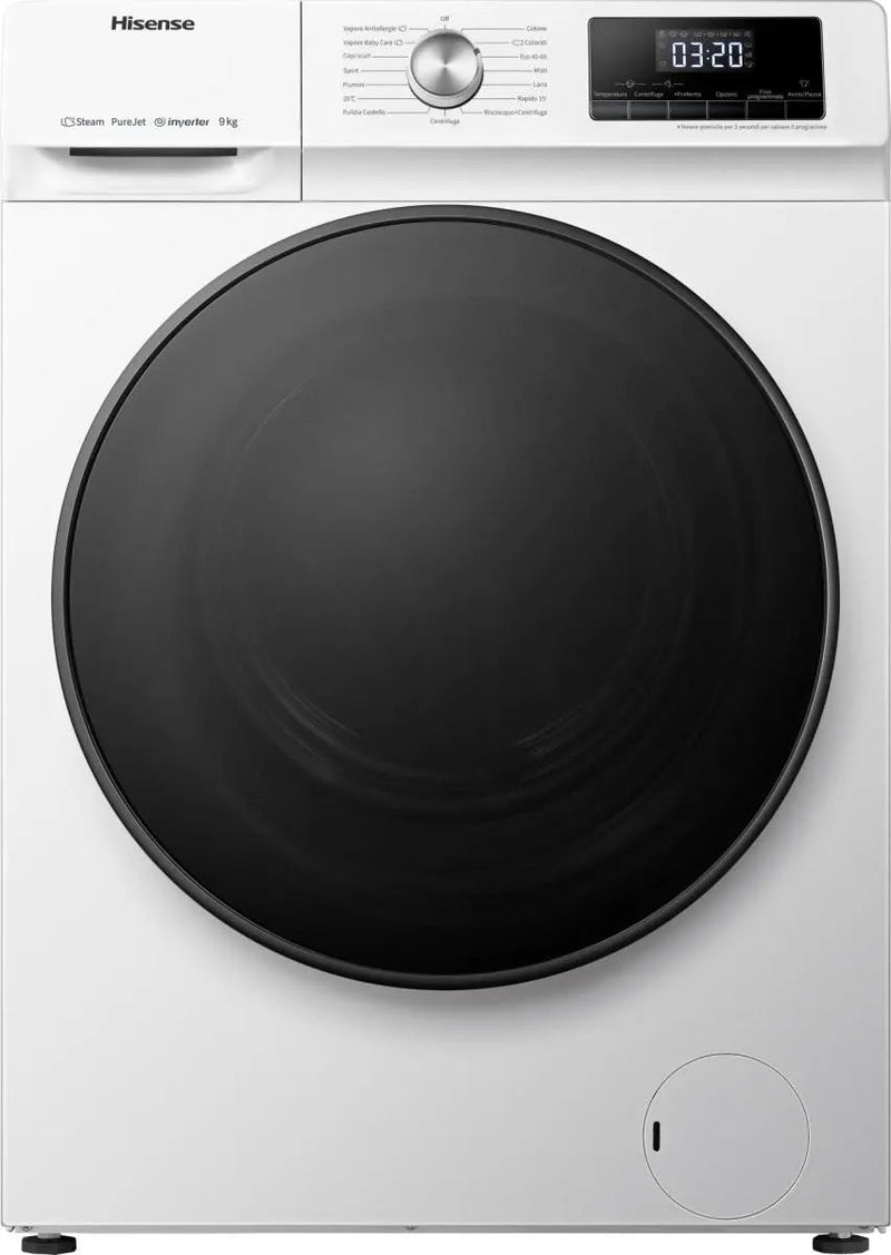 HISENSE 3 Series WFQA9014EVJM 9 kg 1400 rpm Washing Machine - White Hisense