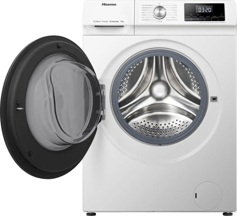 HISENSE 3 Series WFQA9014EVJM 9 kg 1400 rpm Washing Machine - White Hisense