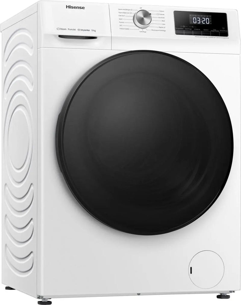 HISENSE 3 Series WFQA9014EVJM 9 kg 1400 rpm Washing Machine - White Hisense