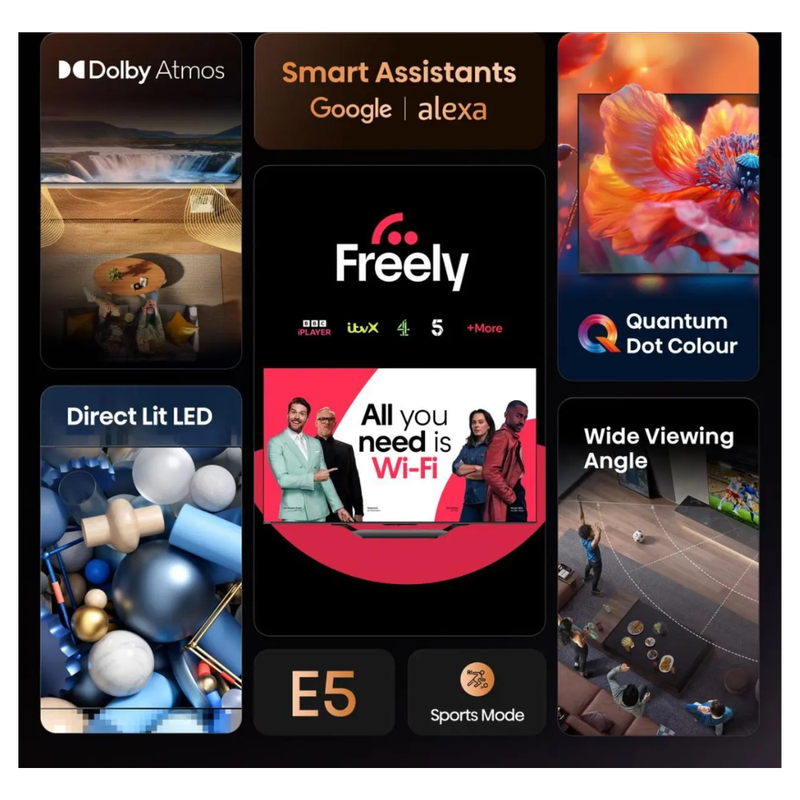 HISENSE 40 INCH SMART TV 40E5QTUK Hisense