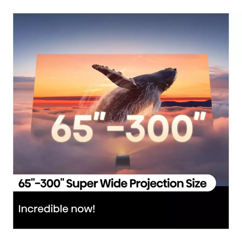 HISENSE 4K UHD HDR SMART PORTABLE PROJECTOR