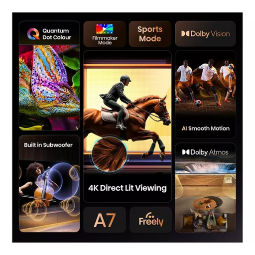 HISENSE A4Q 40" LED Full HD HDR Smart TV with Freely - 40A4QTUK Hisense