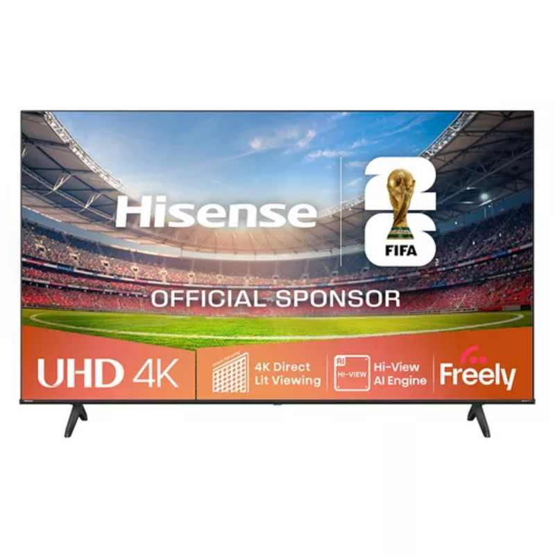 HISENSE A6Q 65" LED 4K HDR Smart TV with Freely - 65A6QTUK Hisense