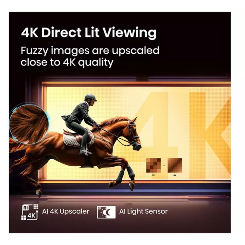 HISENSE A6Q 65" LED 4K HDR Smart TV with Freely - 65A6QTUK Hisense