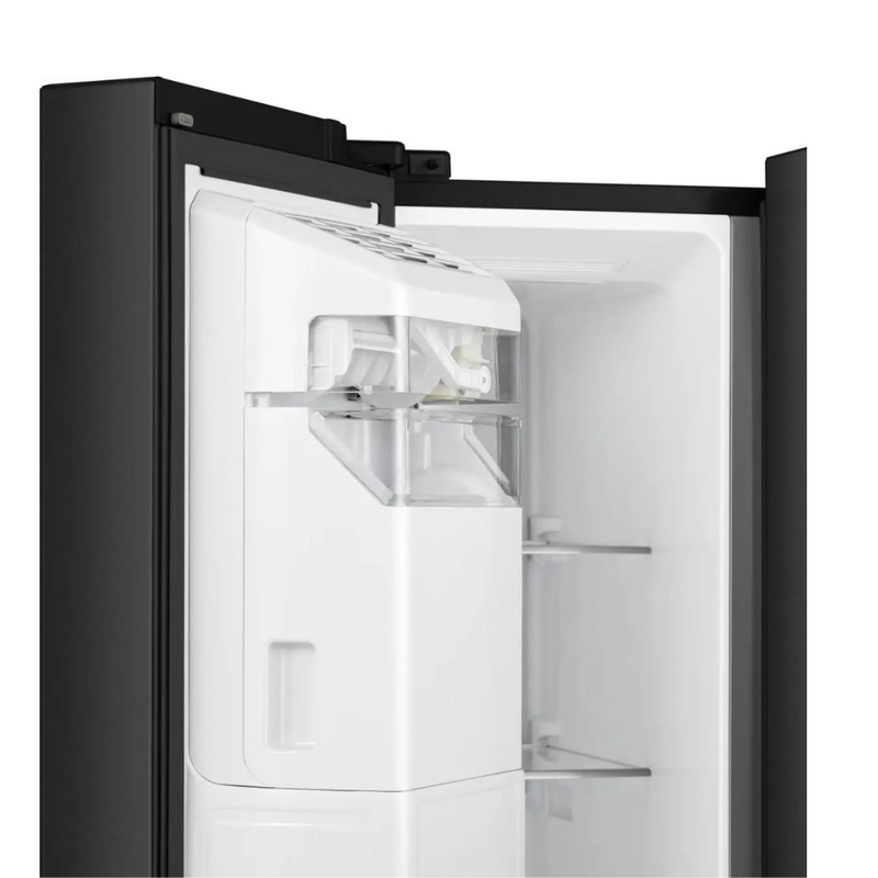 HISENSE Freestanding Side by Side refrigerator, Black, 632 L Hisense