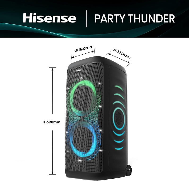 HISENSE PARTY THUNDER 620W PARTY SPEAKER Hisense