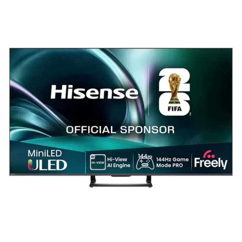 HISENSE U7Q 50" Mini LED 4K 144Hz Smart AI TV with Freely - 50U7QTUK Hisense