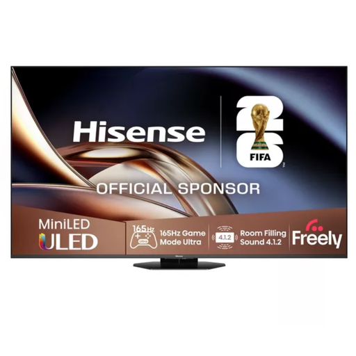 HISENSE U8Q 55" Mini LED 4K 165Hz Smart AI TV with Freely - 55U8QTUK Hisense