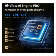 HISENSE U8Q 65" Mini LED 4K 165Hz Smart AI TV with Freely - 65U8QTUK Hisense
