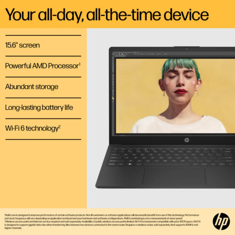 HP 15-FC0041NA 15.6 INCH LAPTOP 1TB SSD BLACK