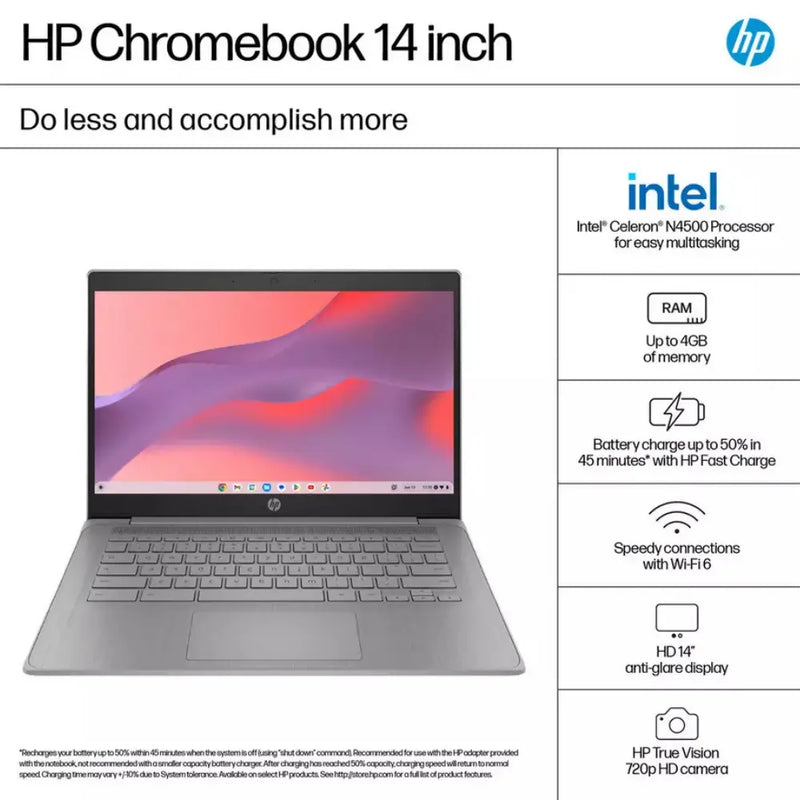 HP CHROMEBOOK 14ANE1000NA - 14 IN - INTEL C