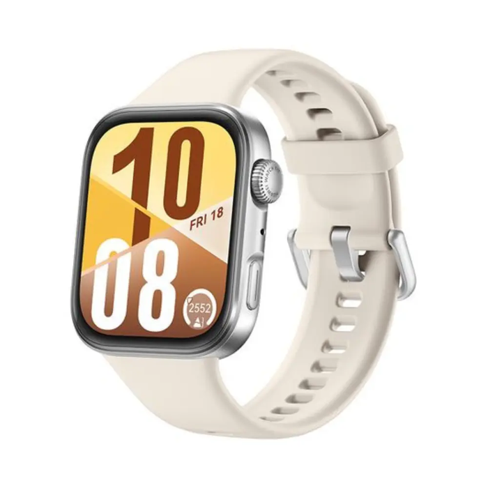 HUAWEI Watch Fit 4 - Aluminium Alloy, White Fluoroelastomer Strap