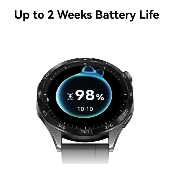 HUAWEI Watch GT 4 - Black, Rubber Strap, 46 mm