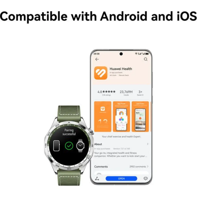 HUAWEI Watch GT 4 - Green, 46 mm