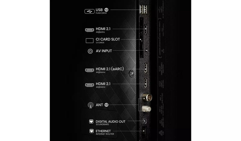 Hisense 43 Inch 43E78QTUK Smart 4K UHD HDR QLED Freely TV Hisense