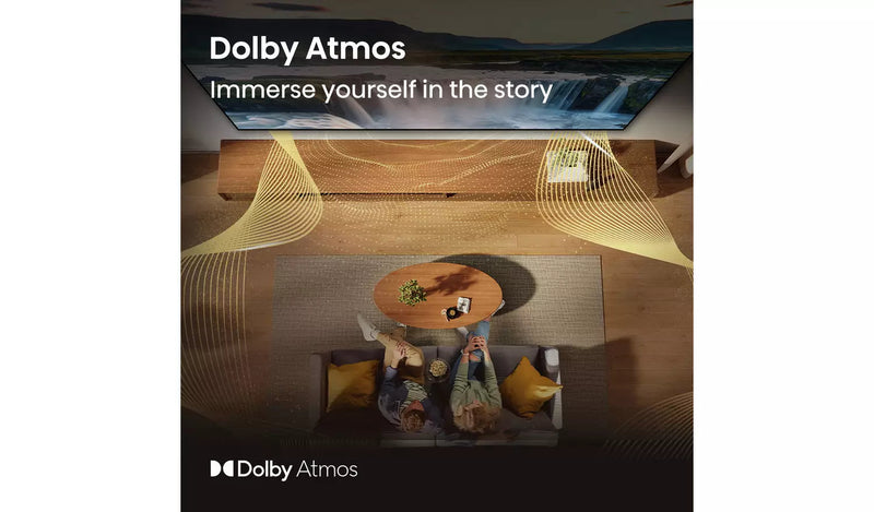 Hisense 43 Inch 43E78QTUK Smart 4K UHD HDR QLED Freely TV Hisense