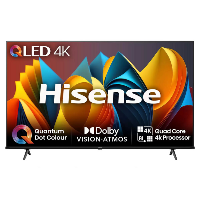 Hisense 43E7NQTUK, 43-inch, Entry QLED, 4K HDR, Smart TV Hisense