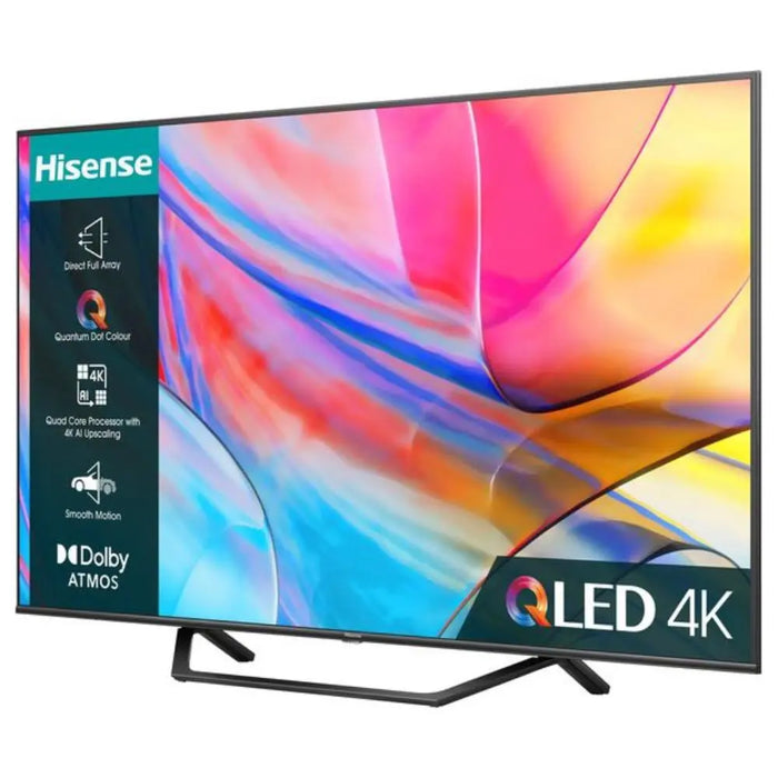 Hisense 50A7KQTUK 50" Smart 4K Ultra HD HDR QLED TV with Amazon Alexa Hisense