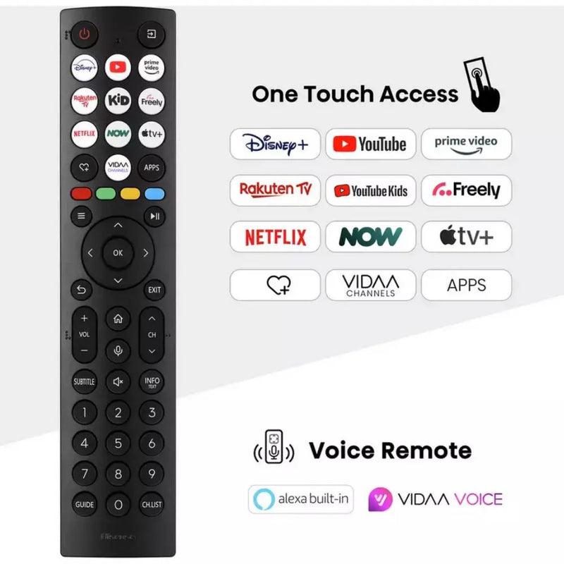 Hisense 50A7NQTUK, 50 inch, QLED, 4K HDR, Freely Smart TV Digiland Outlet Store