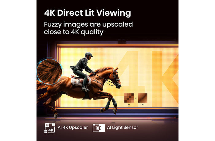 Hisense 55A6QTUK 55 inch 4K Ultra HD HDR LED Smart TV with Freely Hisense