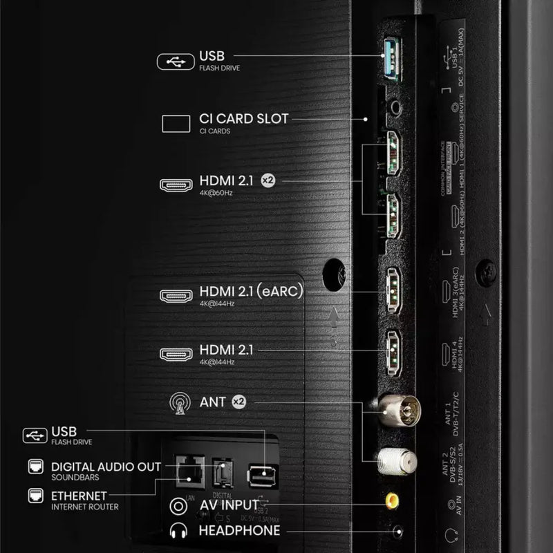 Hisense 55E7NQTUK, 55 inch, Entry QLED, 4K Ultra HD, Smart TV Digiland Outlet Store