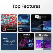 Hisense 55U7KQTUK, 55 inch, 4K Ultra HD HDR, Mini LED, Smart TV Digiland Outlet Store