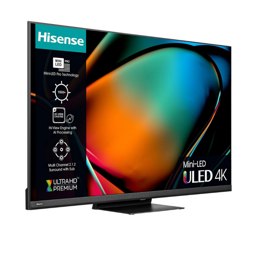 Hisense 55U8KQTUK, 55 inch, Mini LED, Smart TV Digiland Outlet Store