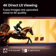 Hisense 58 Inch 58E6QTUK Smart 4K UHD HDR LED Freely TV Hisense