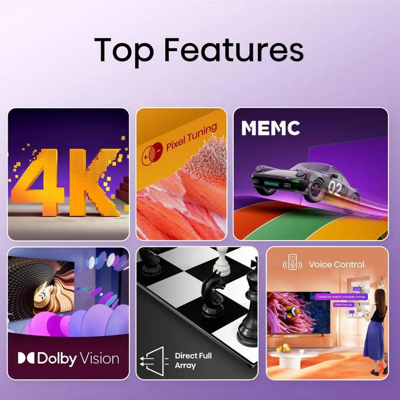 Hisense 65A6KTUK, 65 inch, 4K Ultra HD, Smart TV Digiland Outlet Store