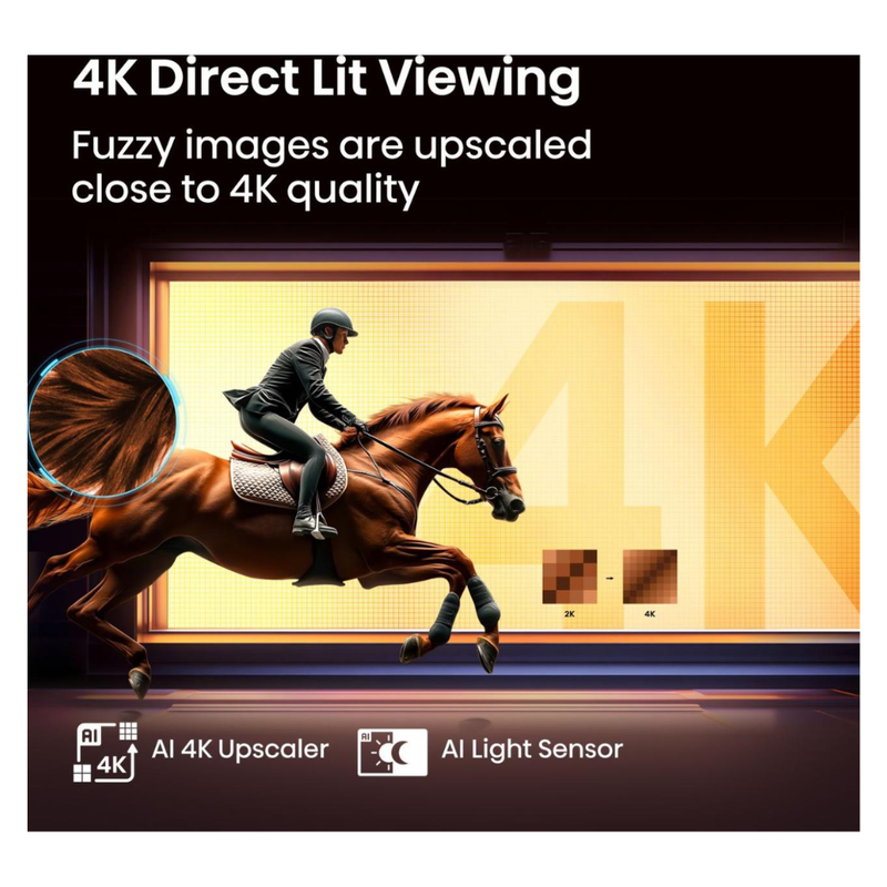 Hisense 65E7QTUK 65" 4K QLED Smart AI TV Hisense