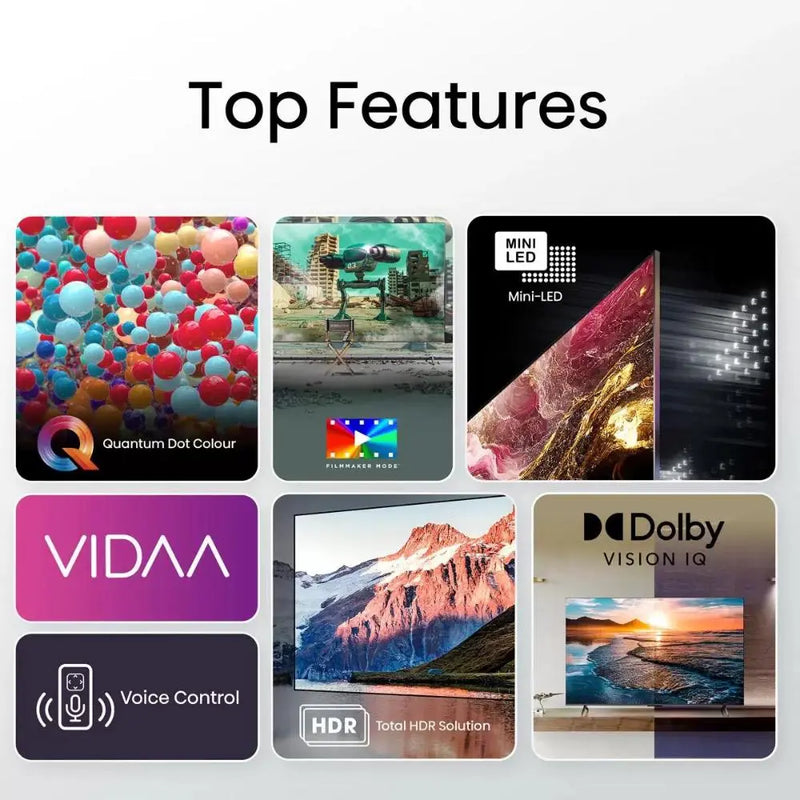 Hisense 65U6KQTUK 65 Inch Mini LED 4K UHD Smart TV Digiland Outlet Store