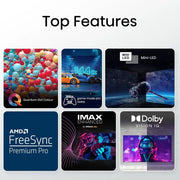 Hisense 65U7KQTUK, 65 inch, 4K Ultra HD HDR, Mini-LED, Smart TV Digiland Outlet Store