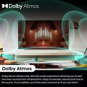 Hisense 65U7NQTUK, 65-inch, Mini LED, 4K Smart TV Digiland Outlet Store