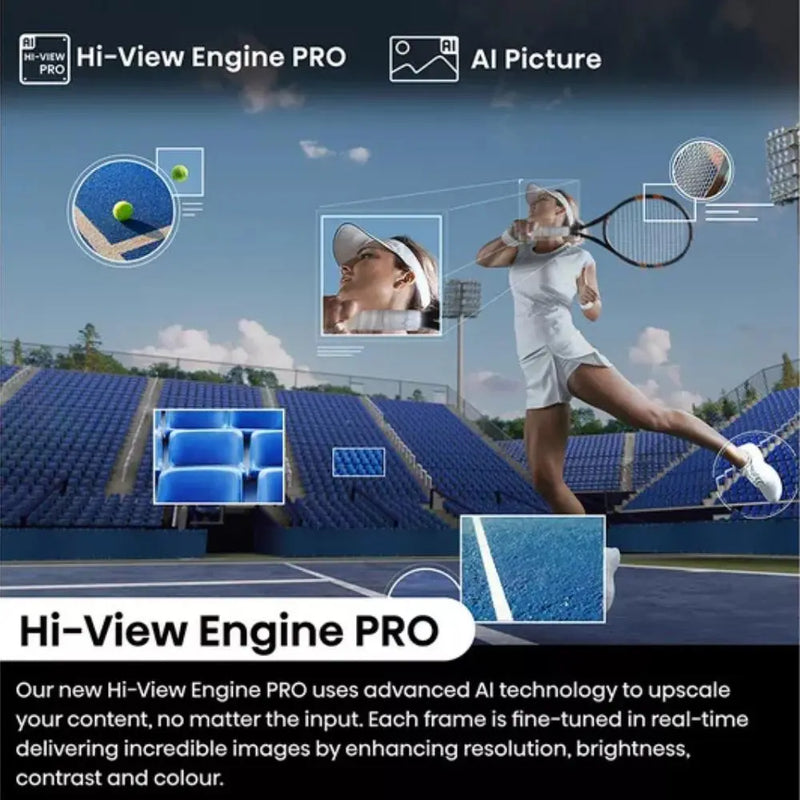 Hisense 65U8NQTUK 65 inch Mini LED 4K HDR Smart Freely TV Digiland Outlet Store