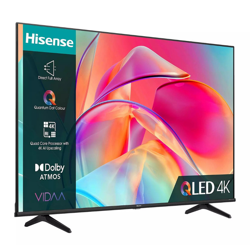 Hisense 75E7KQTUK, 75 inch, QLED, 4K Ultra HD, Smart TV Digiland Outlet Store
