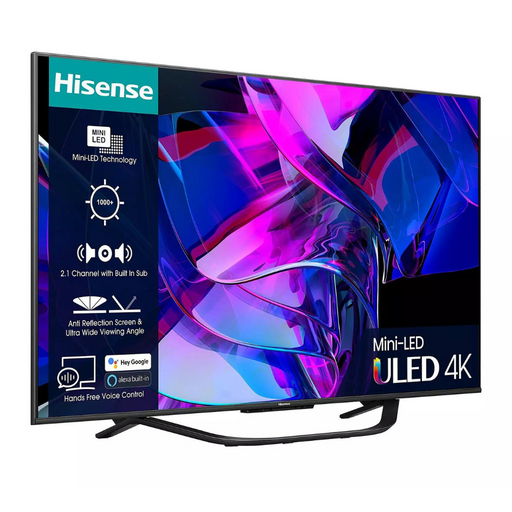 Hisense 75U7KQTUK, 75-inch, 4K Ultra HD HDR, Mini-LED, Smart TV Digiland Outlet Store