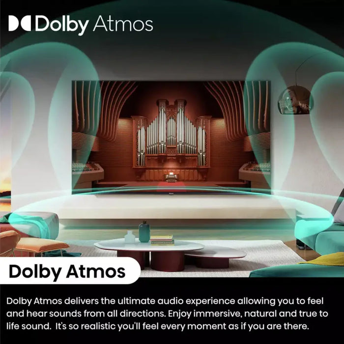 Hisense 85U7NQTUK 85" Smart 4K Ultra HD HDR Mini LED TV